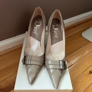 Vintage Dior Beige Heels
